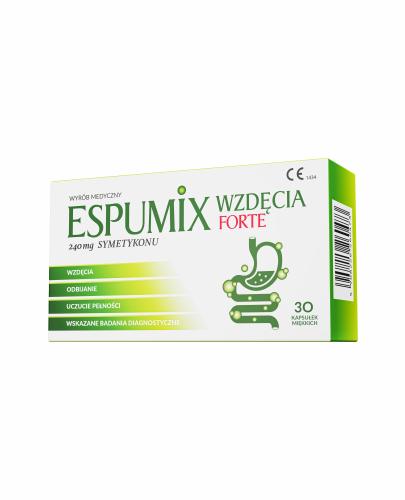 ESPUMIX Wzdęcia Forte 240 mg symetykonu, 30 kapsułek zdjęcie