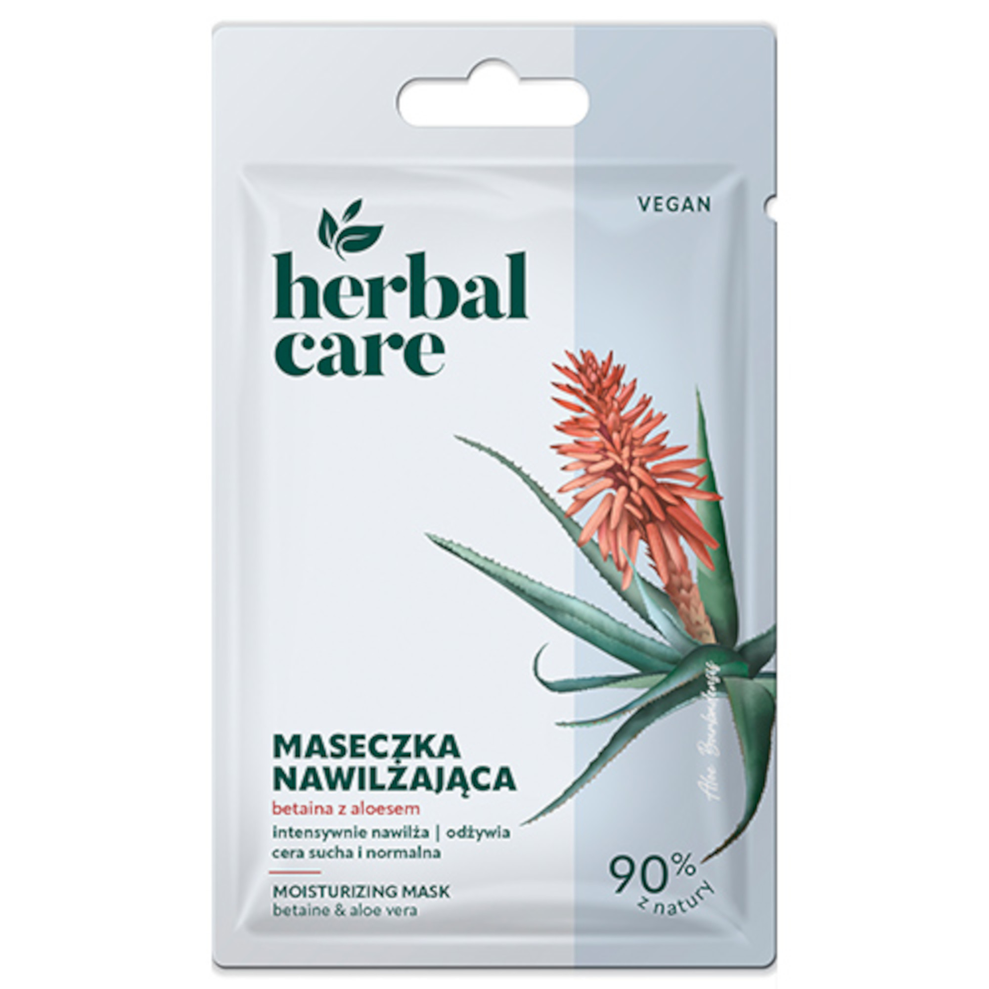 Herbal Care Nawilżająca maseczka betaina z aloesem, 7 g zdjęcie