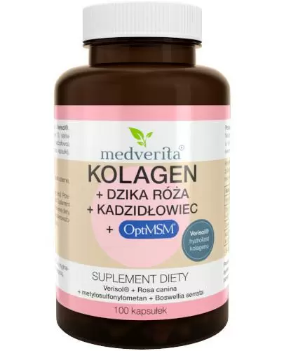 Medverita Kolagen + Dzika Róża + Kadzidłowiec + OptiMSM 100 kapsułek zdjęcie
