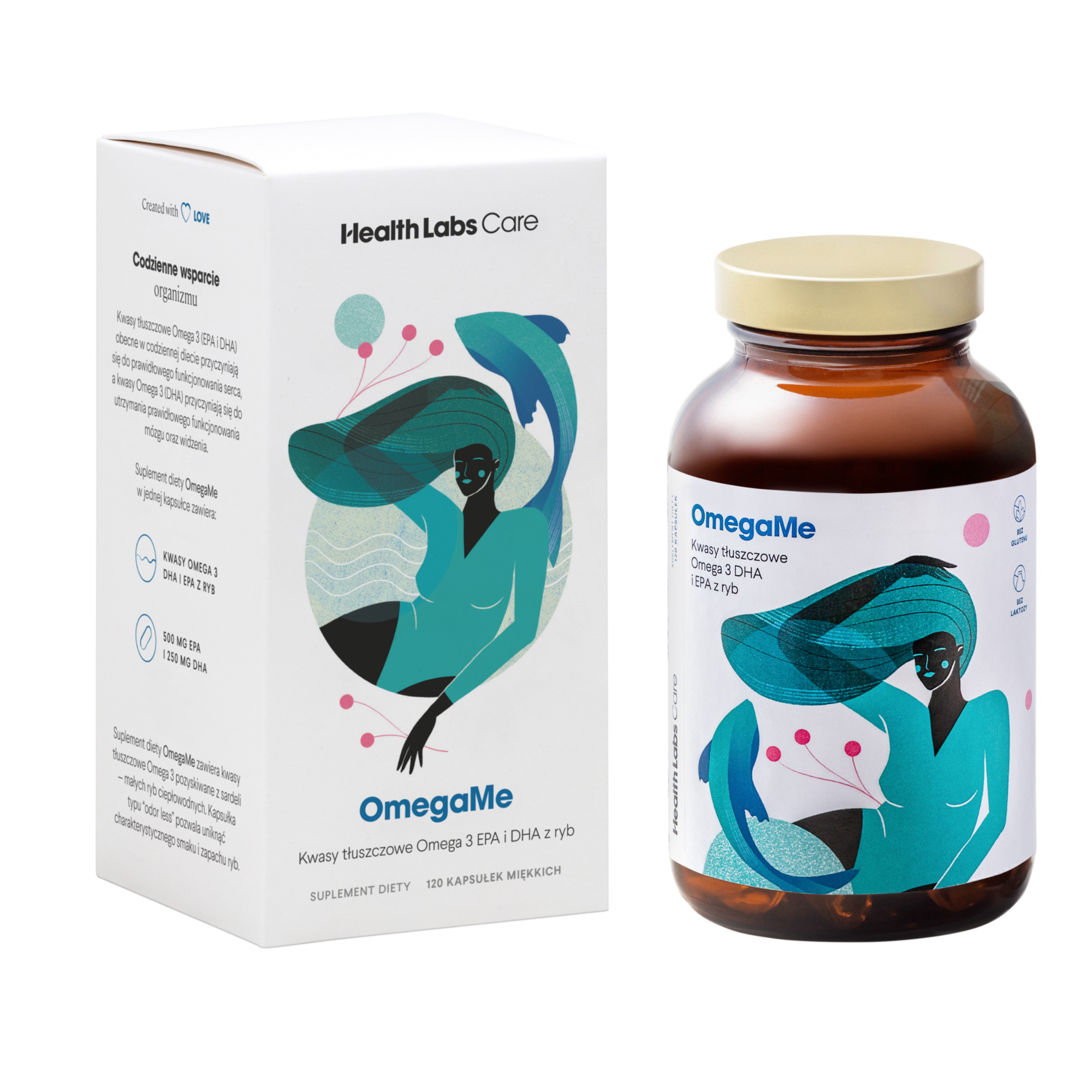 Health Labs Care, OmegaMe, kapsułki, 120 sztuk zdjęcie
