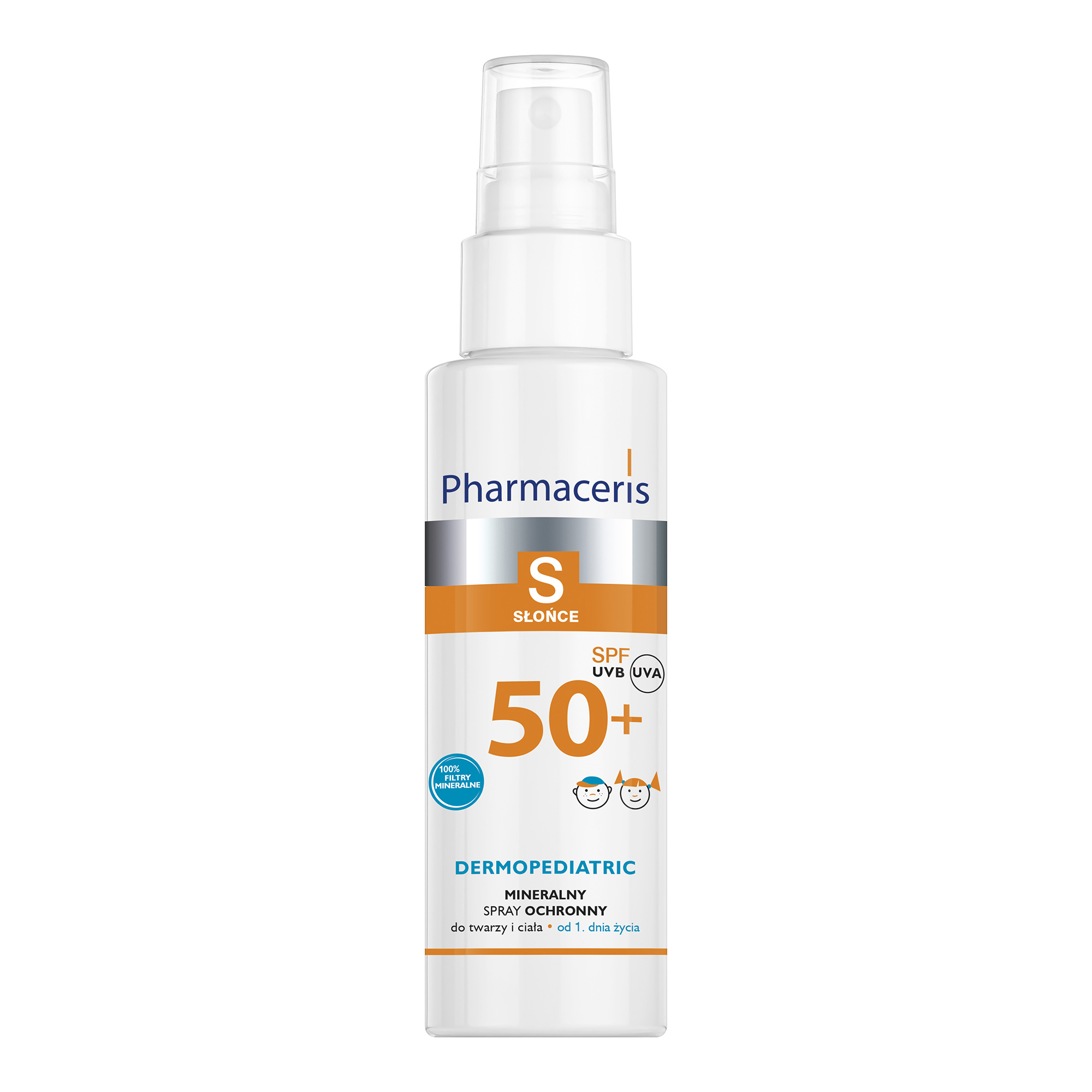 Pharmaceris S, mineralny spray ochronny do twarzy i ciała, SPF 50+ 100 ml zdjęcie