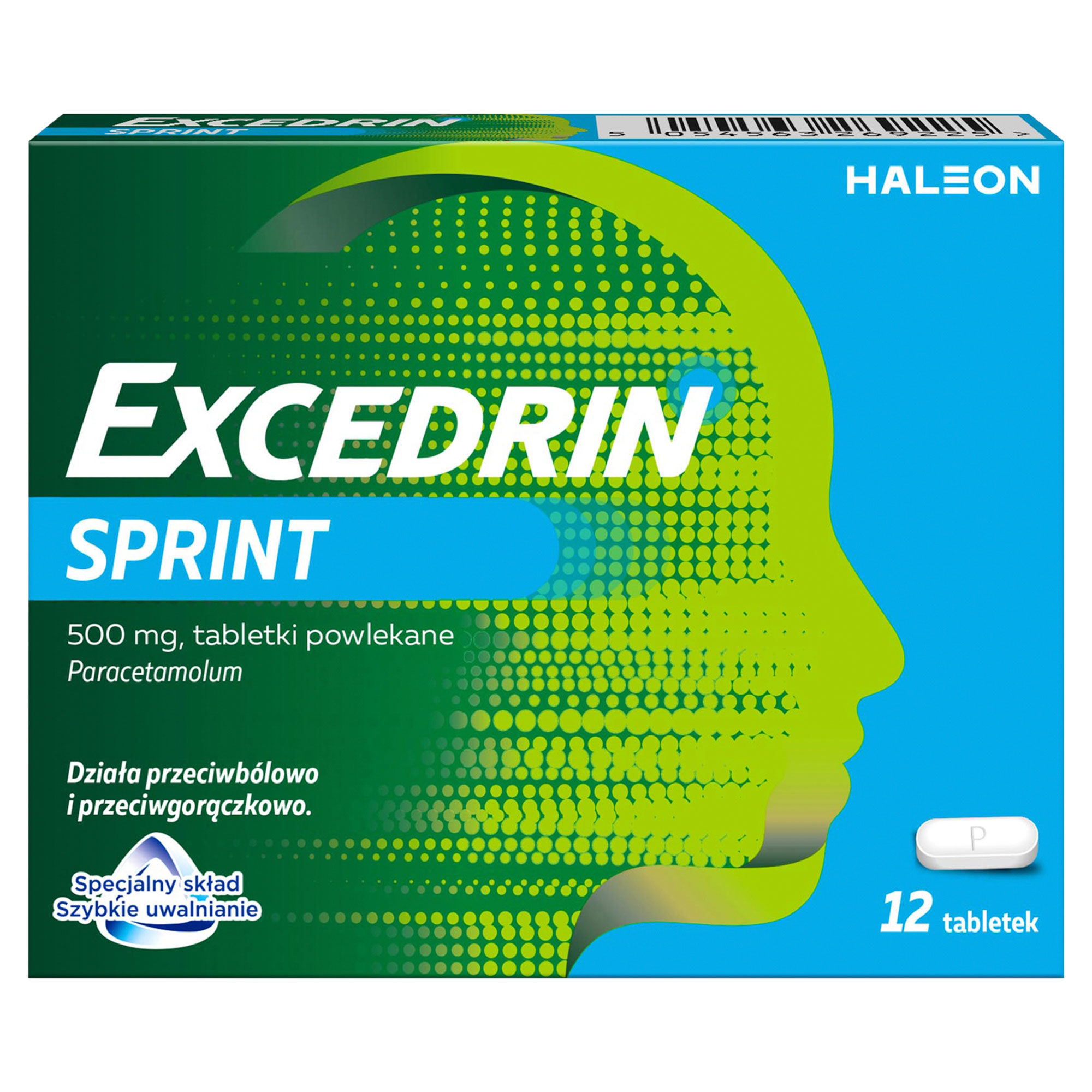 Excedrin Sprint, tabletki, 12 sztuk zdjęcie
