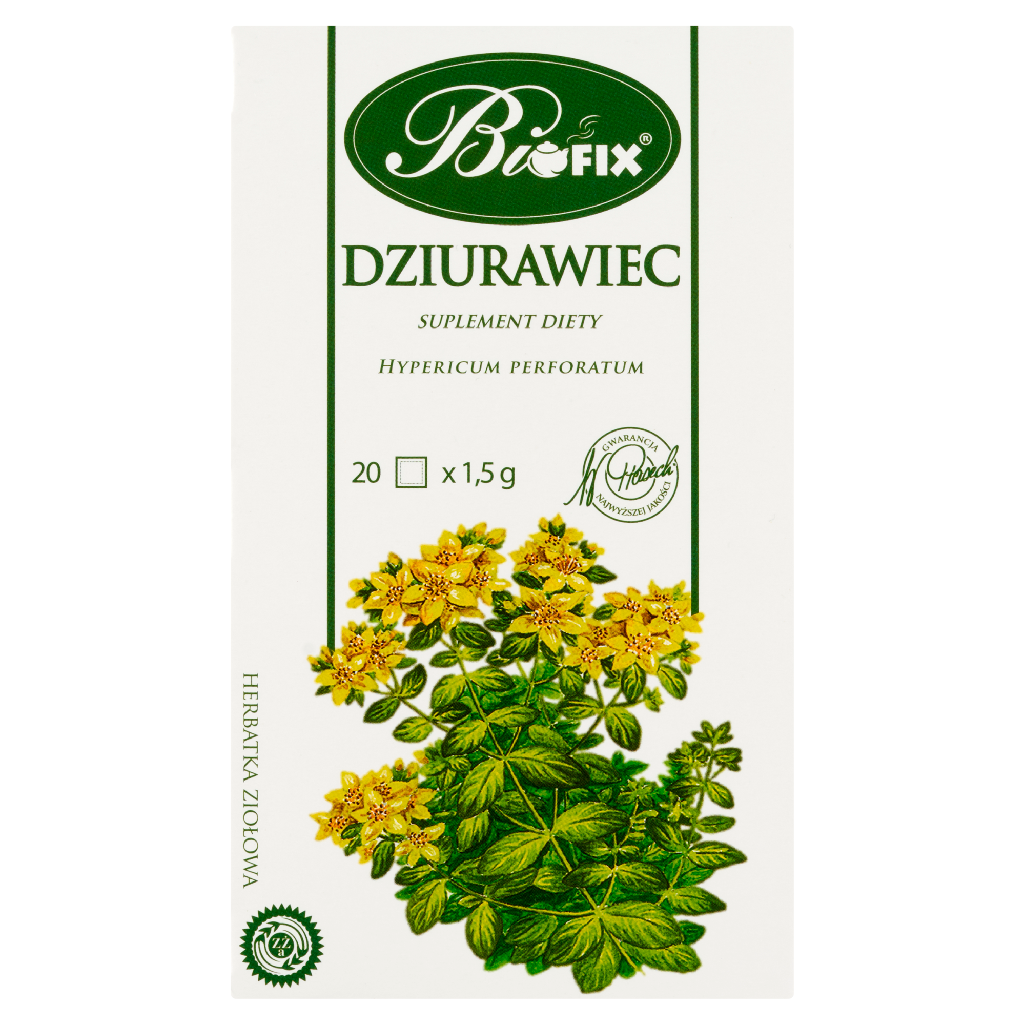 BiFix Dziurawiec herbatka ziołowa 20 torebek zdjęcie