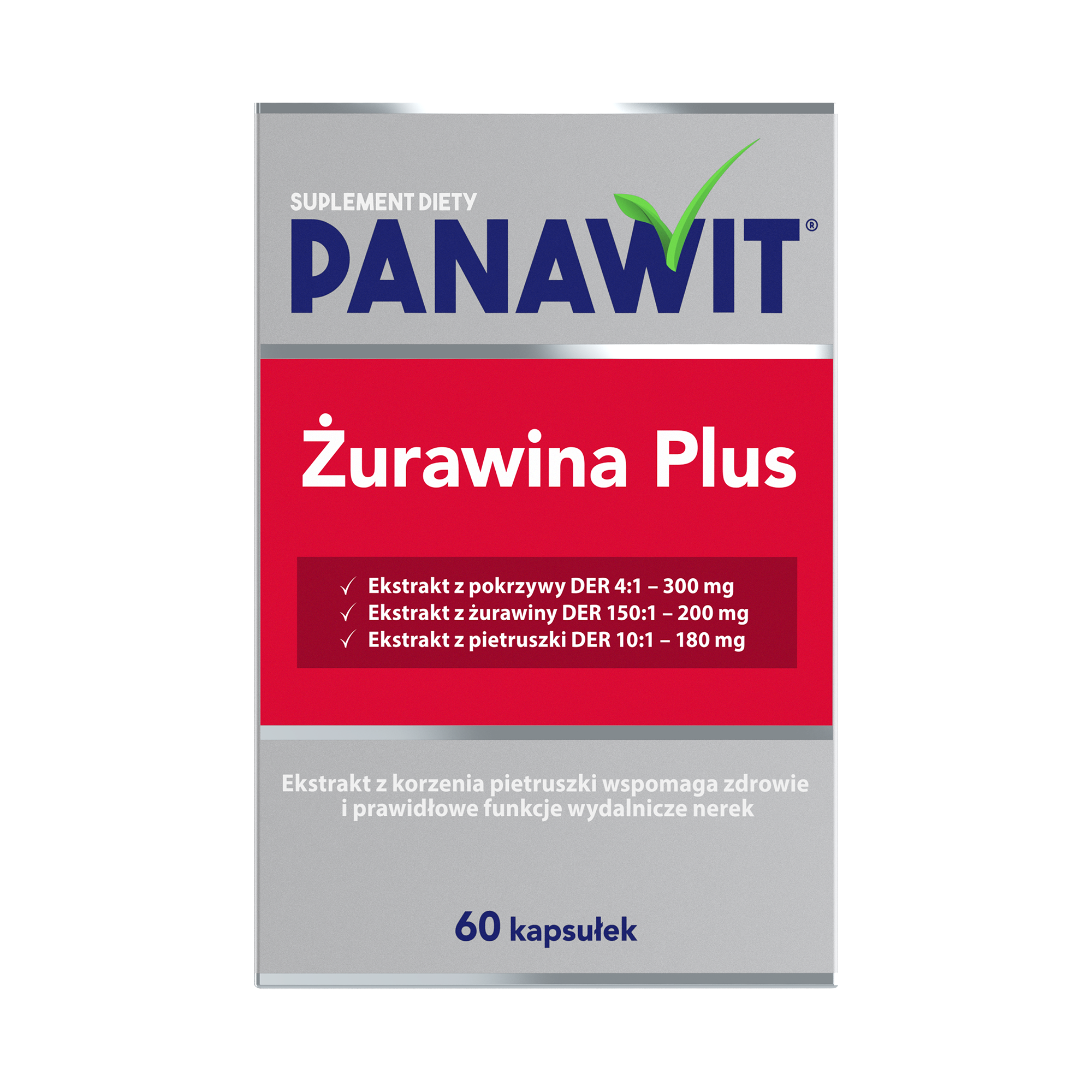 Panawit Żurawina Plus, kapsułki, 60 sztuk zdjęcie