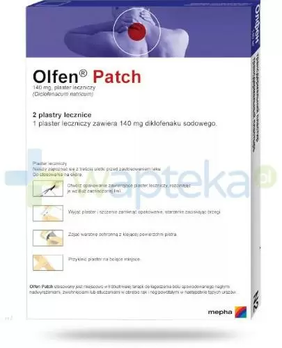 OLFEN PATCH Plaster leczniczy, 2 sztuki zdjęcie
