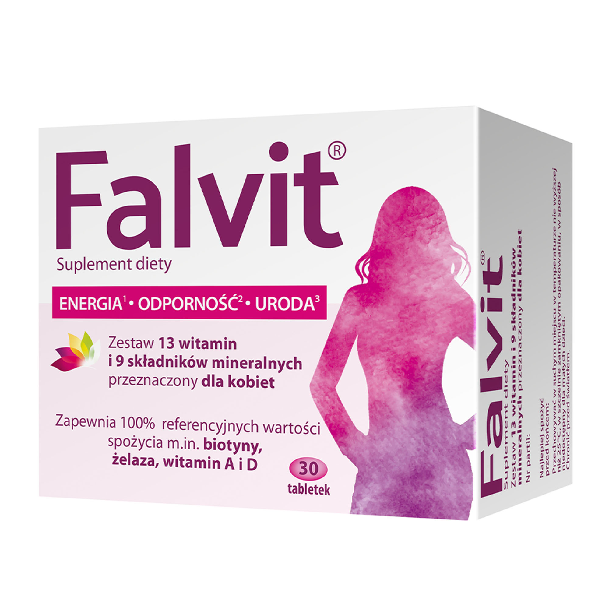 Falvit, tabletki drażowane dla kobiet, 30 sztuk zdjęcie