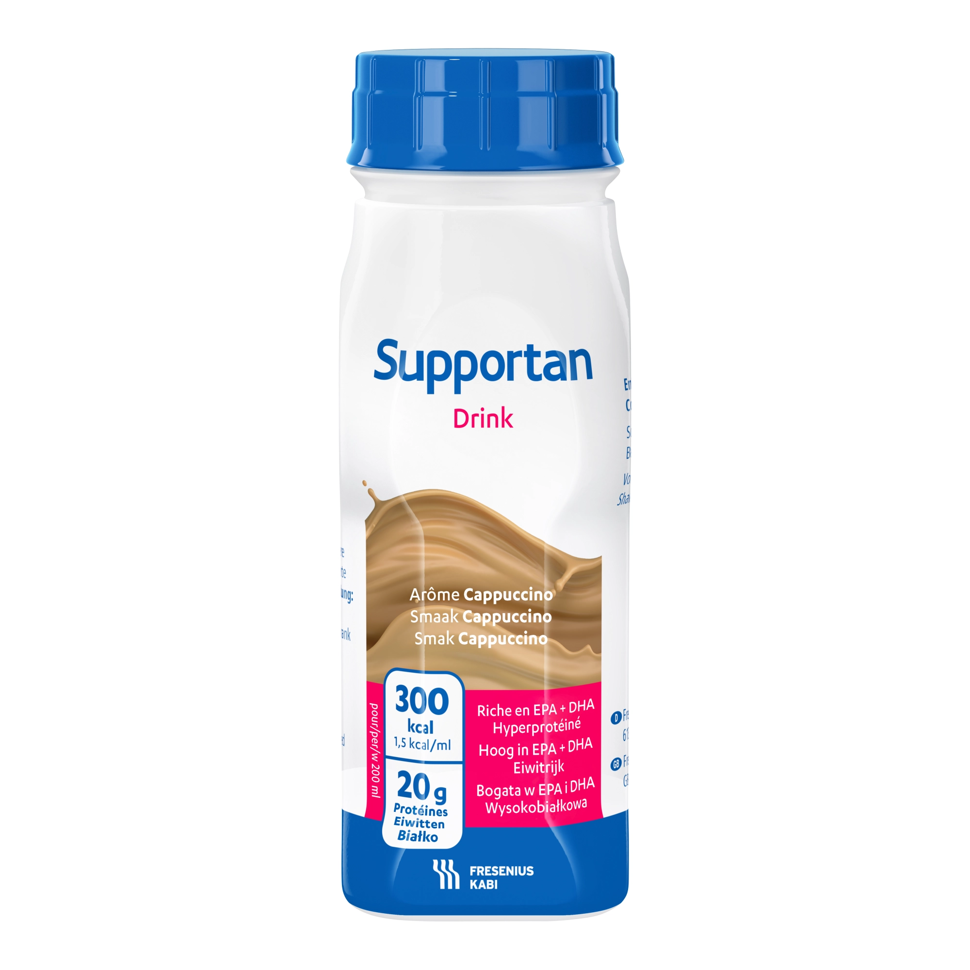 Supportan Drink Cappuccino dietetyczny środek spożywczy 4 x 200 ml  zdjęcie