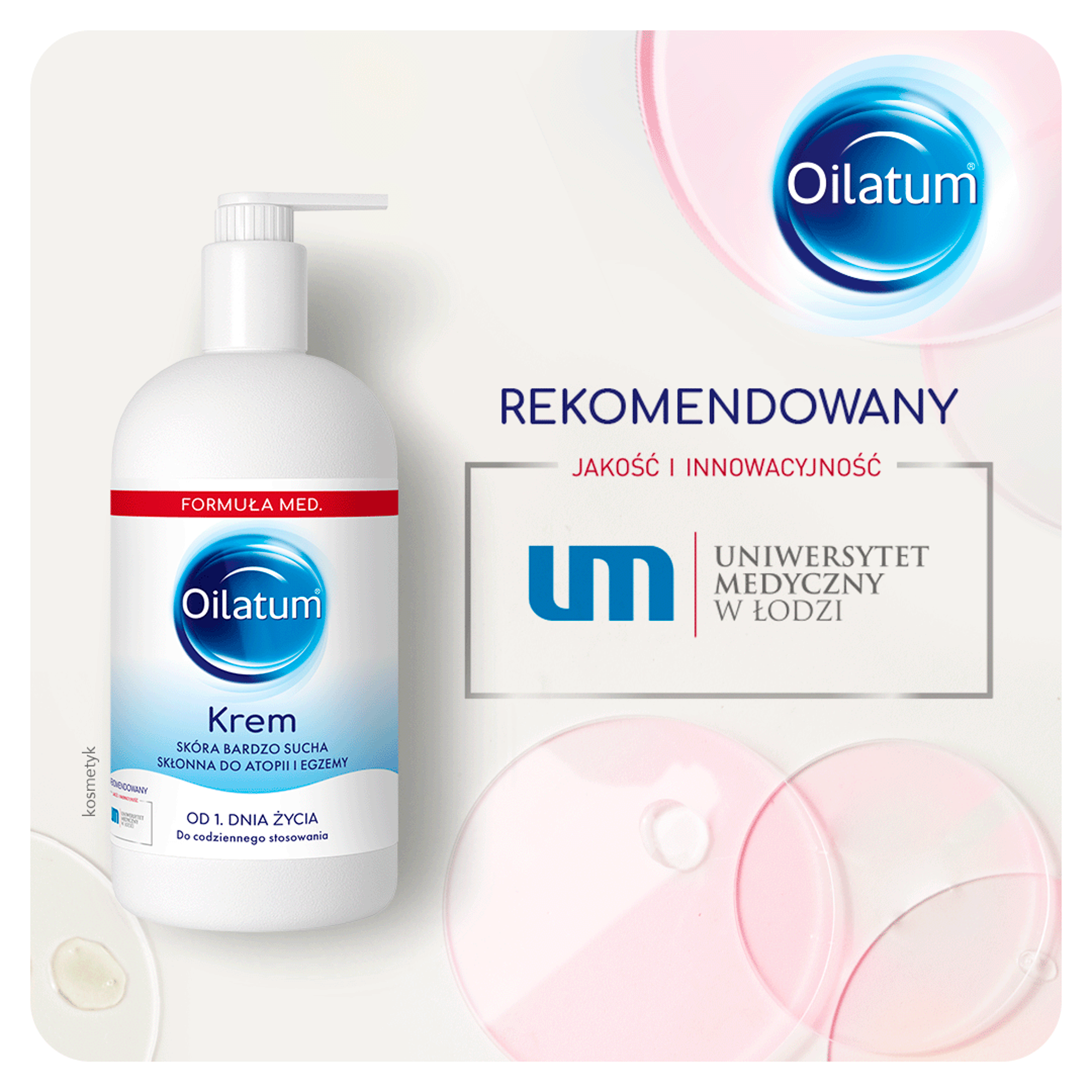 Oilatum Formuła Med. Krem skóra bardzo sucha, skłonna do atopii i egzemy 300 ml