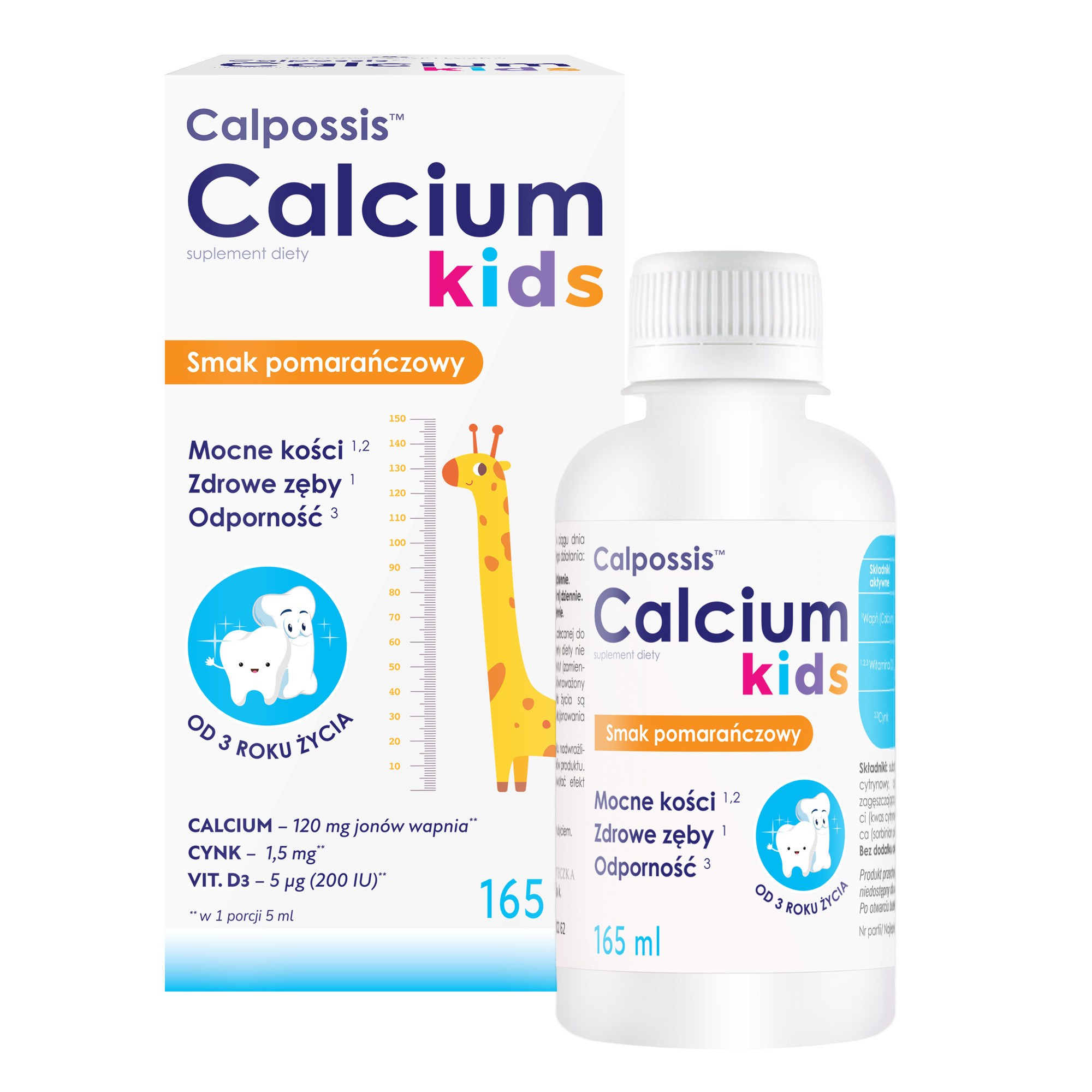 Domowa Apteczka, Calpossis Calcium Kids, 165 ml zdjęcie