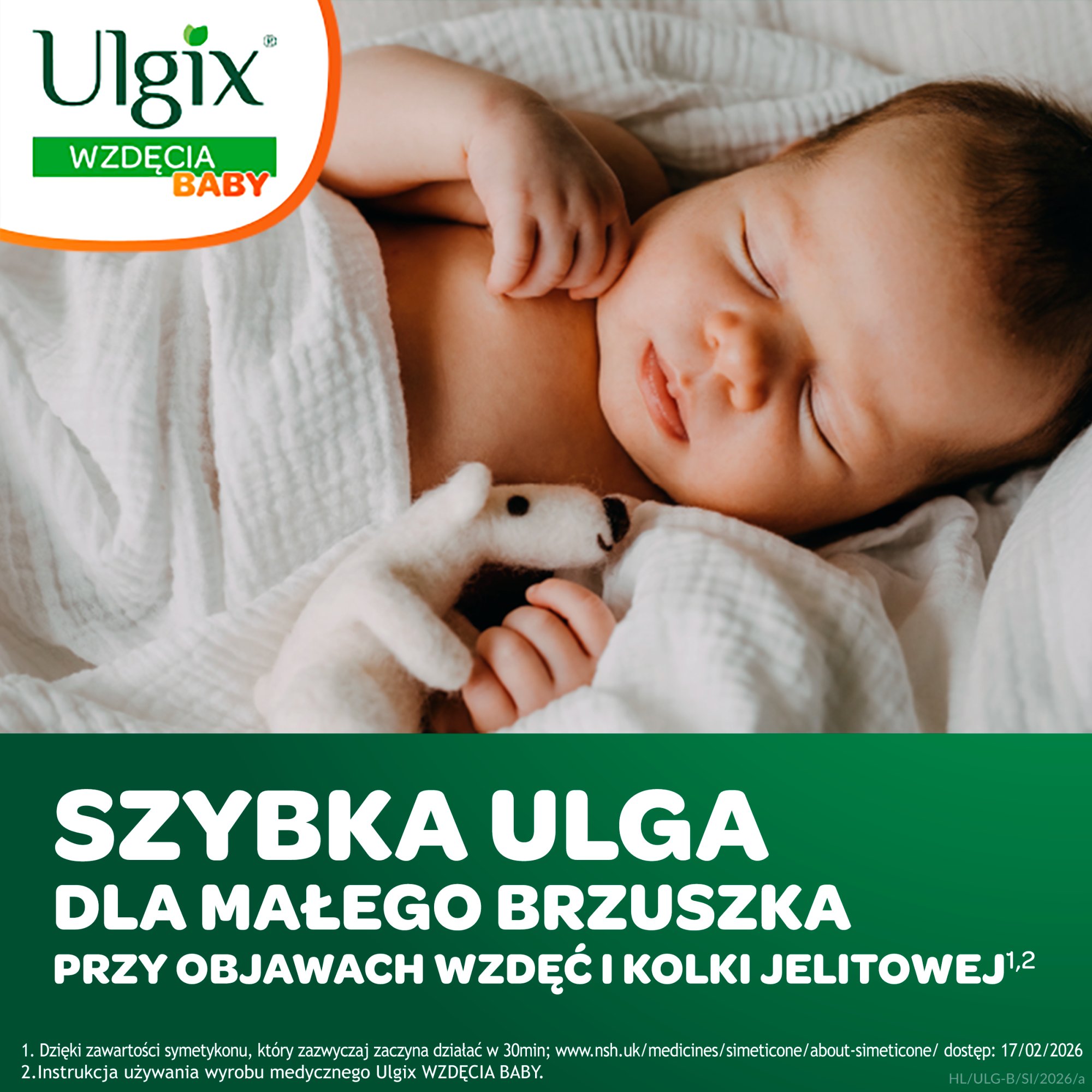 Ulgix Wzdęcia Baby, 40 g