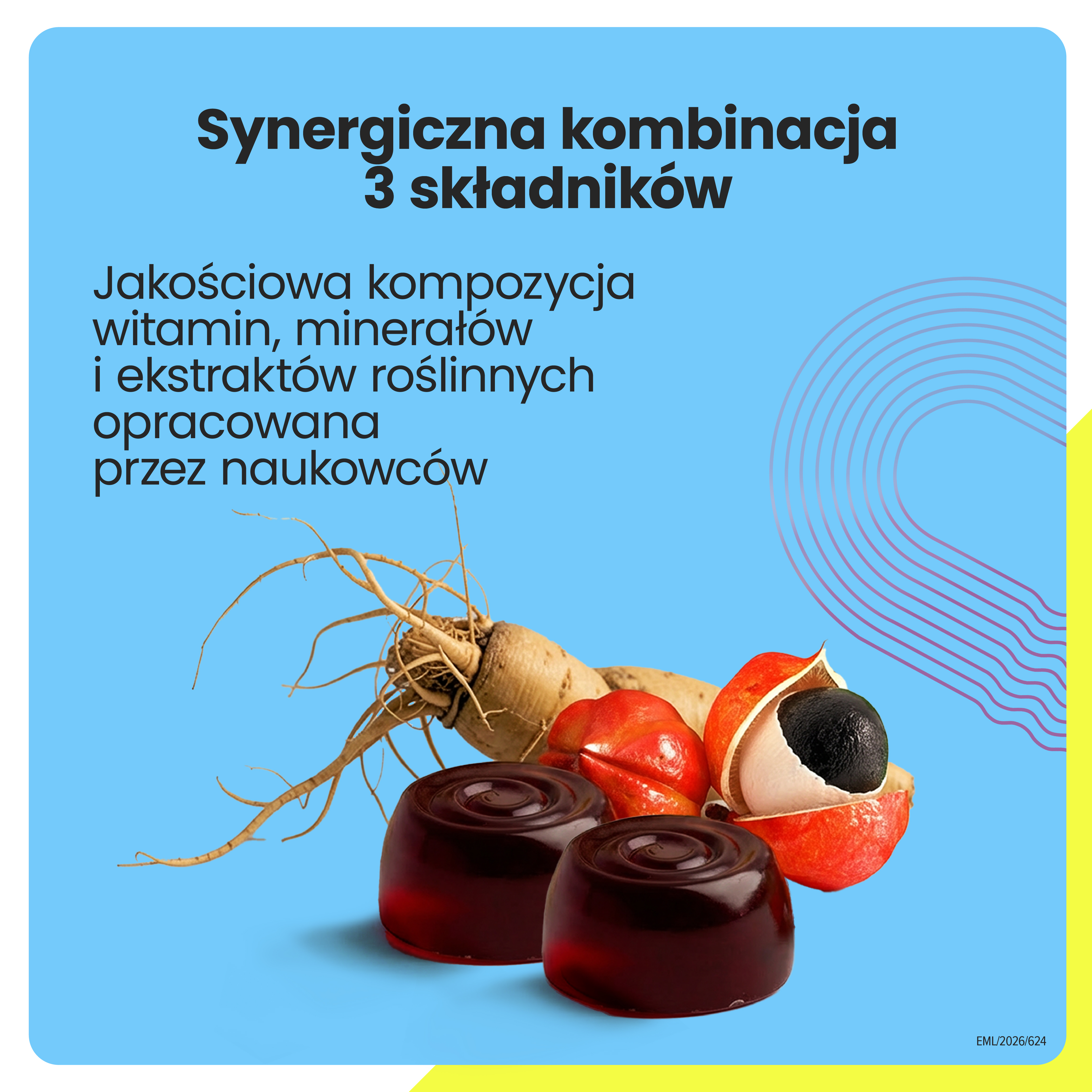 Vit Vibes Energy Booster, żelki, 60 sztuk