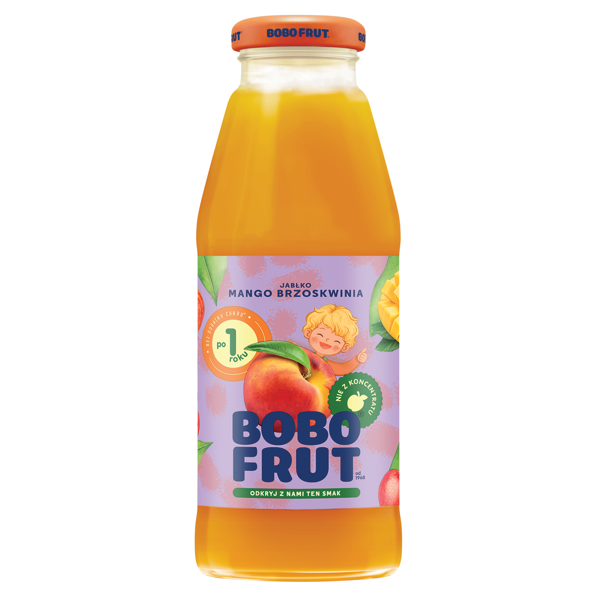 Bobo Frut Nektar jabłko brzoskwinia mango po 12. miesiącu, 300 ml zdjęcie