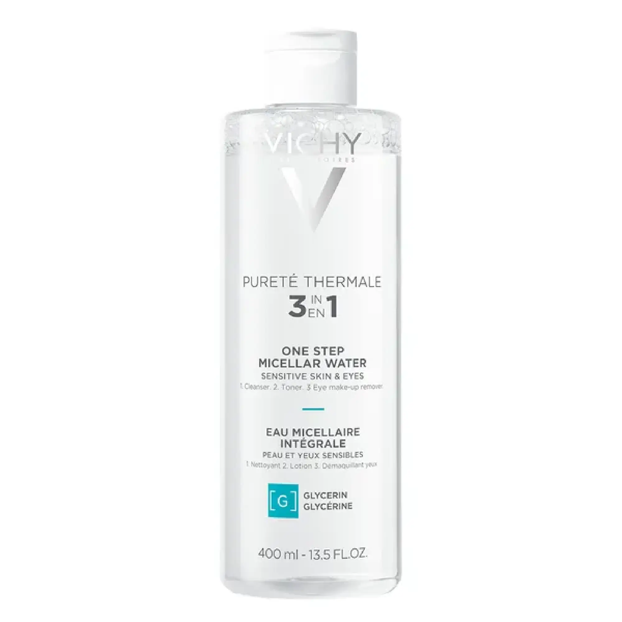 Vichy Purete Thermale, Mineralny płyn micelarny dla skóry wrażliwej 400 ml