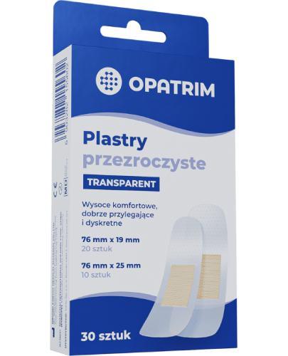 Opatrim Transparent Plastry przezroczyste, 30 sztuk zdjęcie