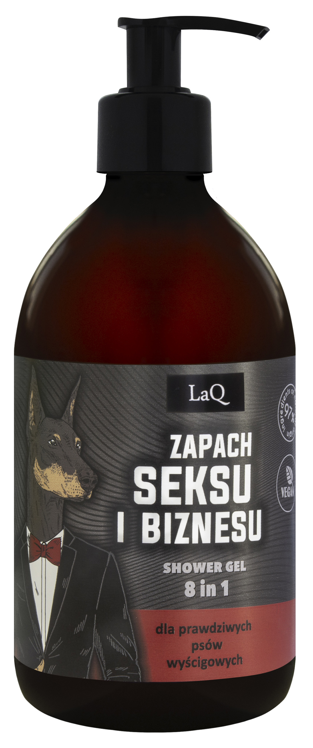 LaQ, żel pod prysznic 8w1 Zapach seksu i biznesu, 500 ml zdjęcie