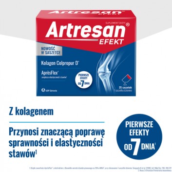 Artresan Efekt AprèsFlex® kolagen do picia na stawy, 25 saszetek