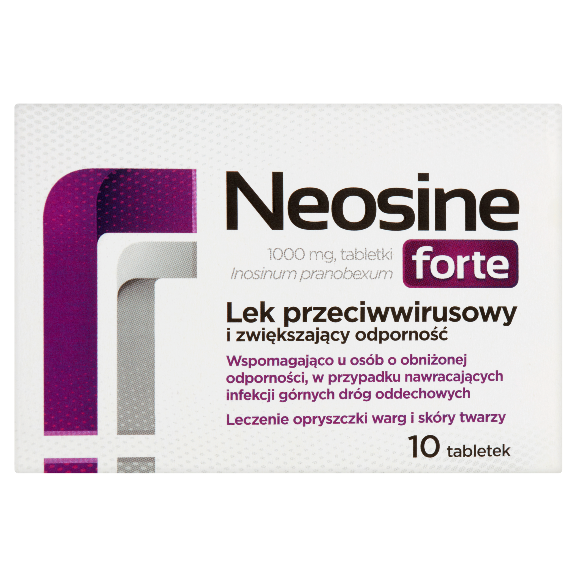 Neosine forte, 1000 mg, tabletki, 10 sztuk zdjęcie