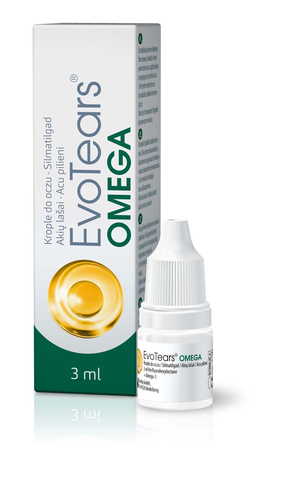 EvoTears Omega Krople do oczu, 3 ml zdjęcie