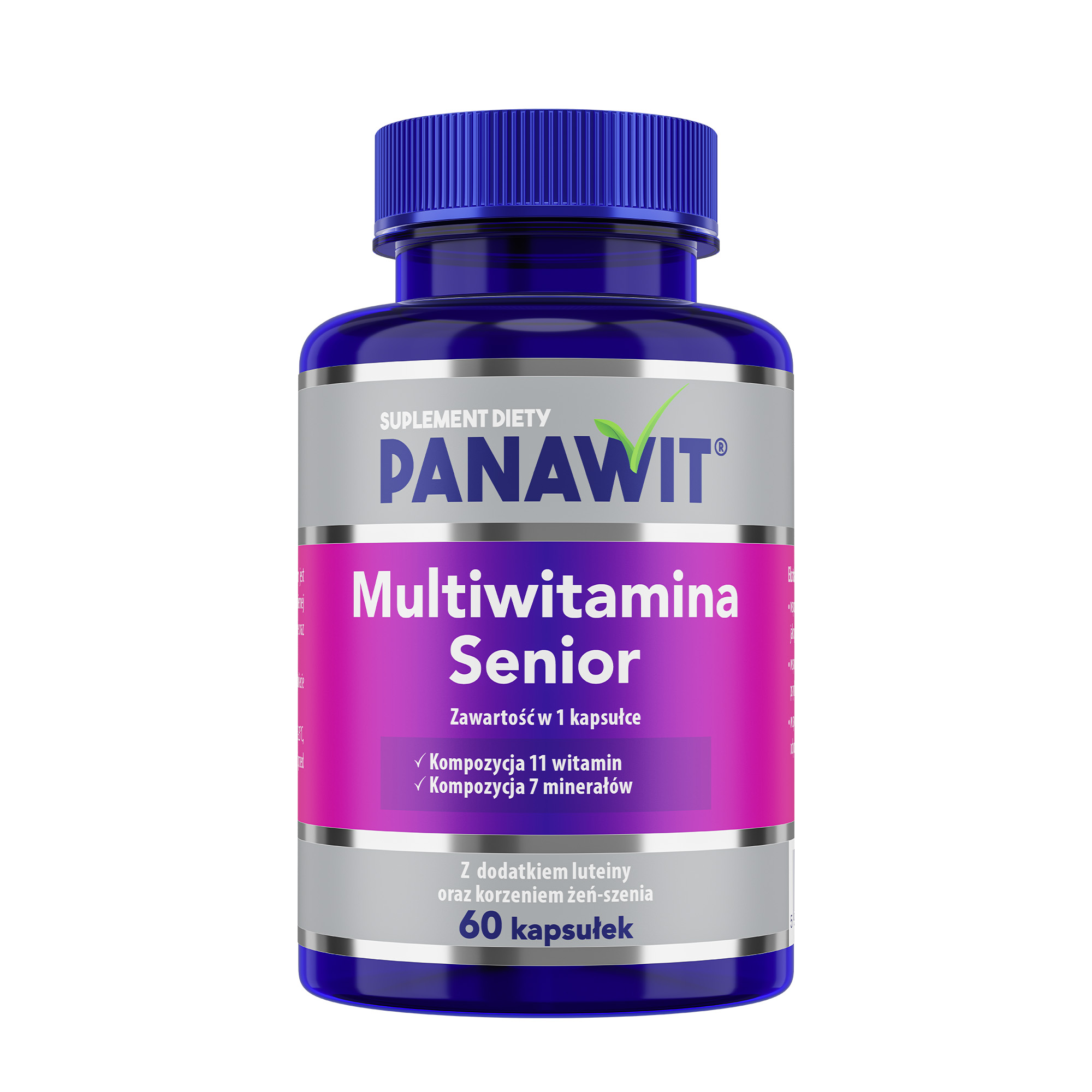 Panawit Multiwitamina Senior, kapsułki, 60 sztuk zdjęcie