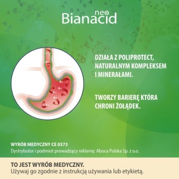 NeoBianacid Nadkwaśność i Refluks, tabletki do ssania, 45 sztuk