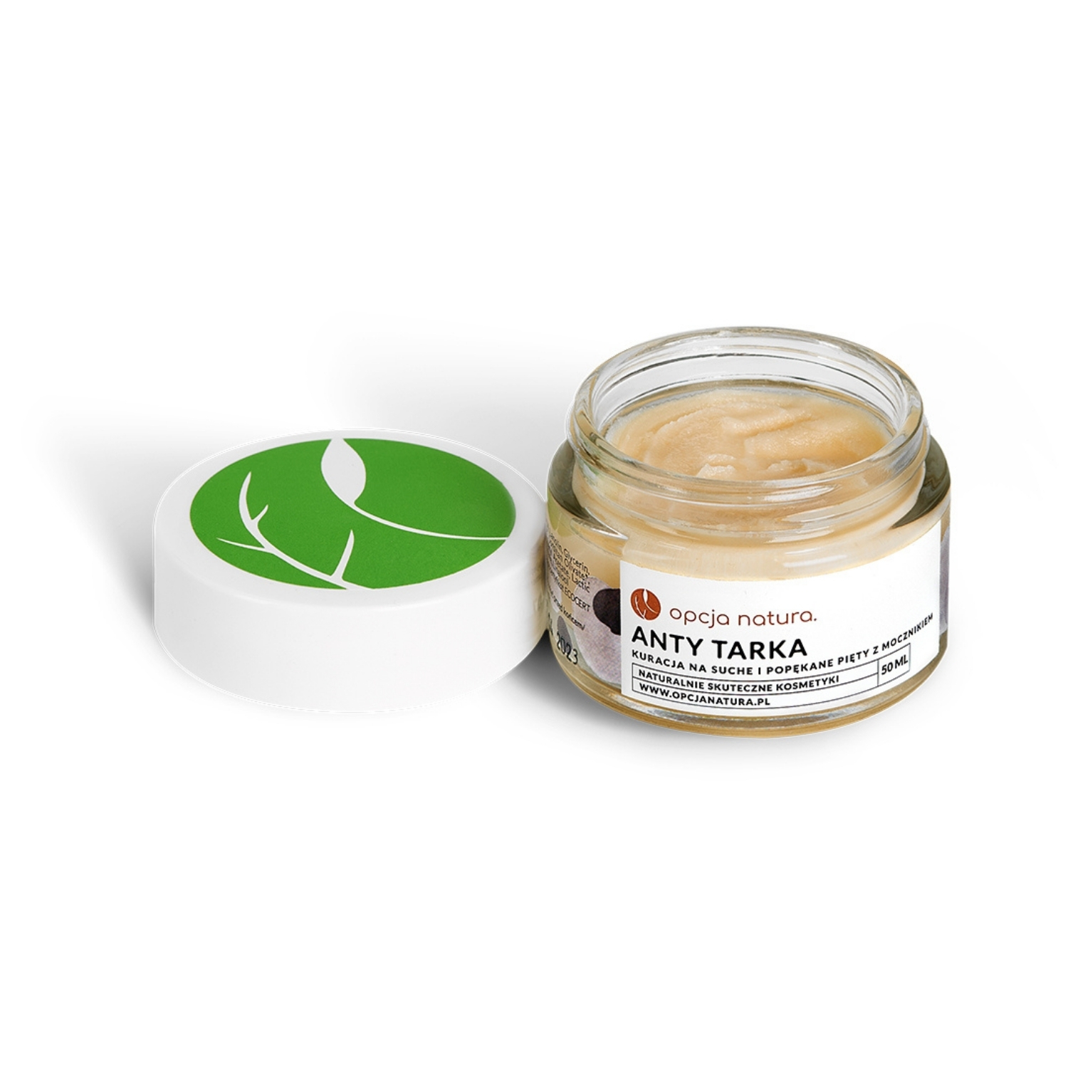 Opcja Natura, anty tarka, kuracja na suche i popękane pięty z mocznikiem, 50 ml