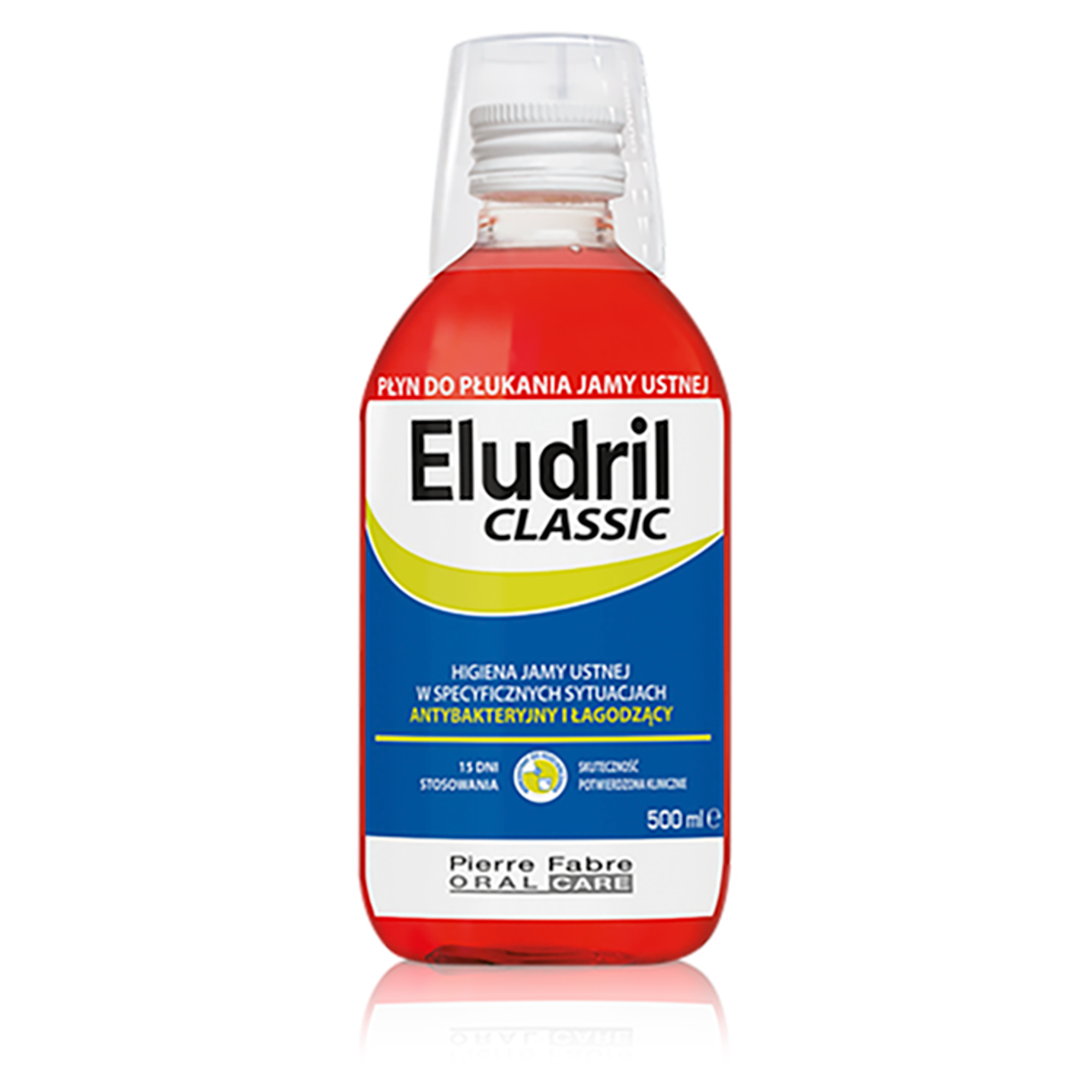 Eludril Classic, płyn do płukania jamy ustnej, 500 ml zdjęcie