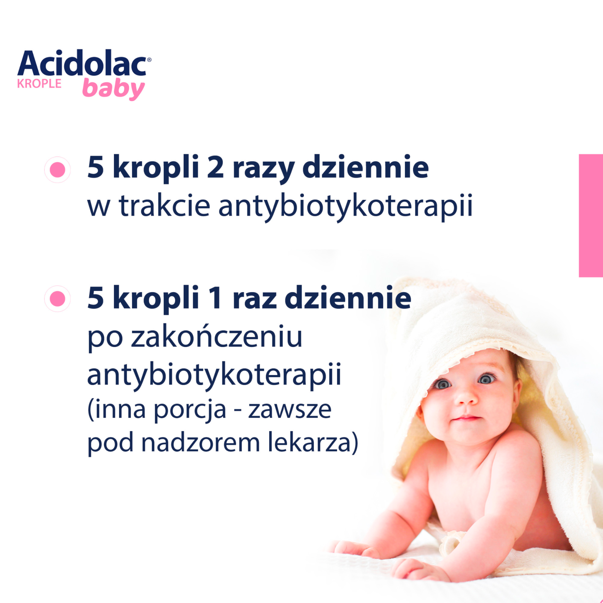Acidolac baby krople - 10 ml - cena, opinie, składniki