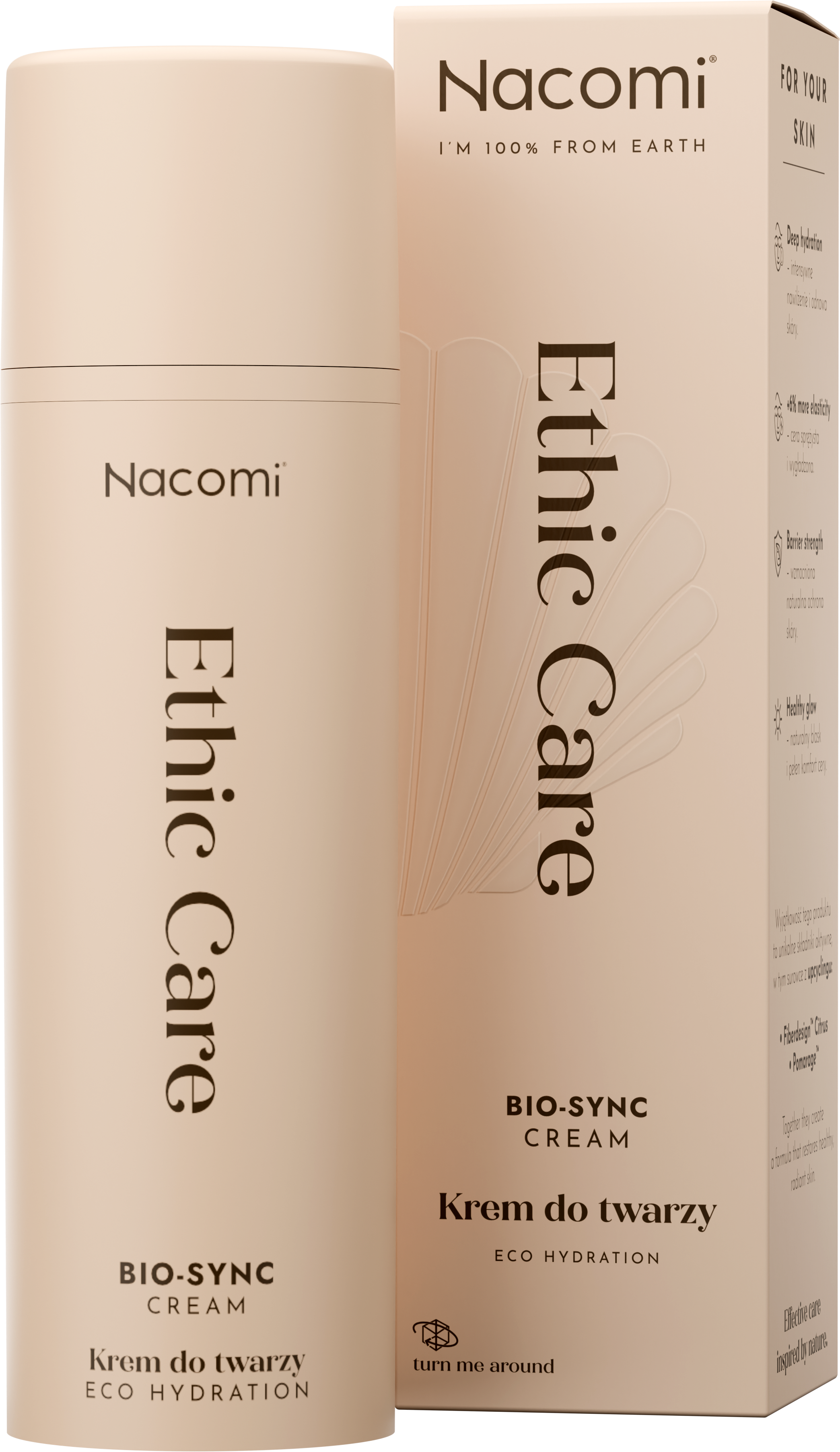 Nacomi Ethic Care Bio-Sync Cream Krem do twarzy, 50 ml zdjęcie
