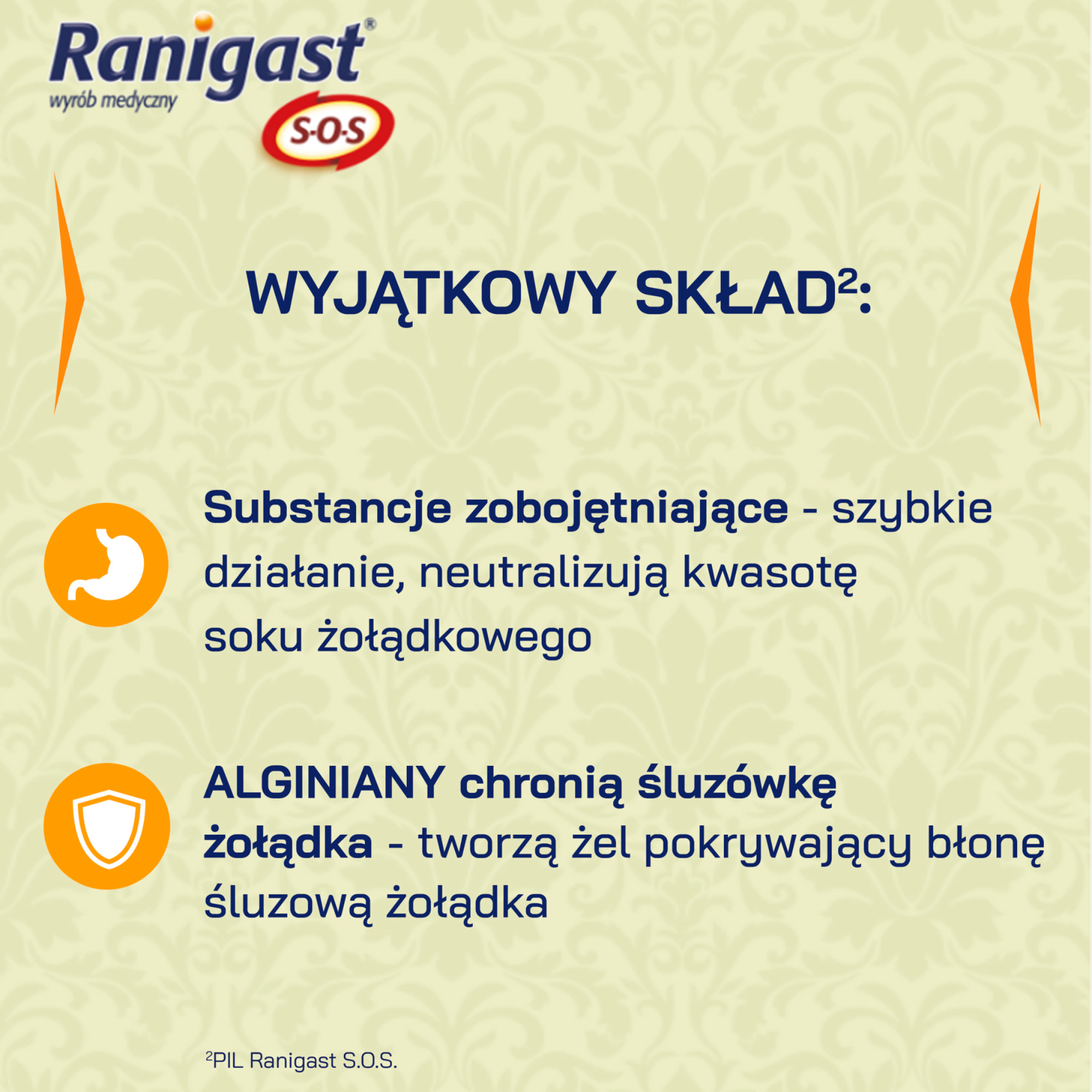 Ranigast S-O-S, 24 tabletki