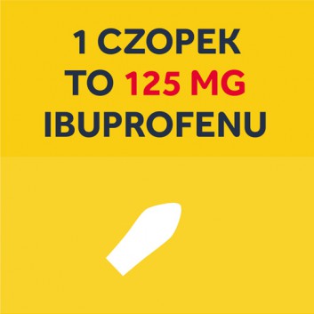 Nurofen dla dzieci ibuprofen 125 mg czopki, 10 sztuk