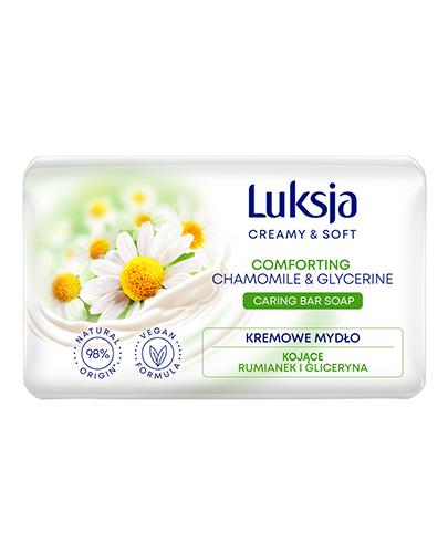 Luksja Creamy&Soft Rumianek i Gliceryna Kojące Mydło w kostce, 90 g - cena, opinie, właściwości  zdjęcie