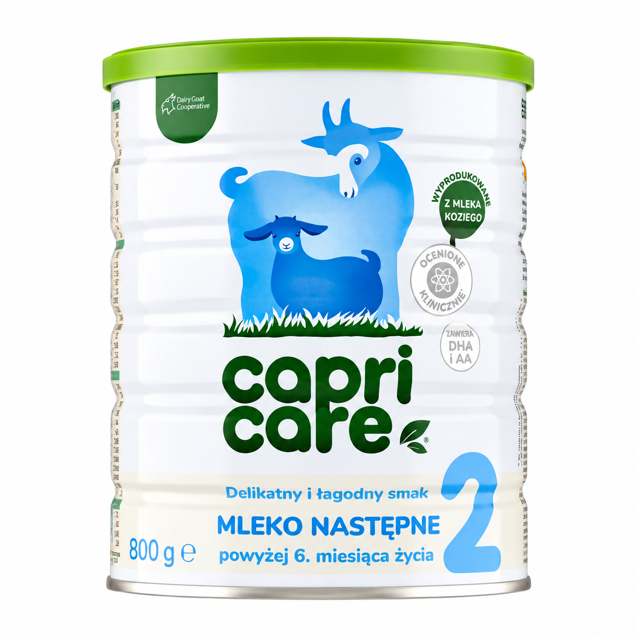 Capricare 2 Mleko następne powyżej 6. miesiąca życia, z mleka koziego, 800 g zdjęcie