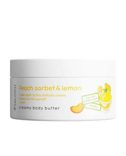 NACOMI Kremowe masło do ciała o zapachu brzoskwiniowego sorbetu z cytryną, 100 ml zdjęcie