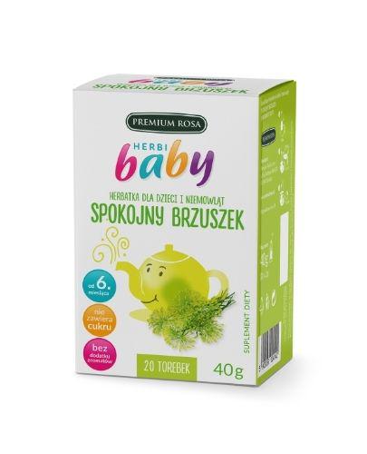 HERBI BABY Herbatka dla dzieci i niemowląt na spokojny brzuszek - 20 sasz. - cena, opinie, właściwości  zdjęcie