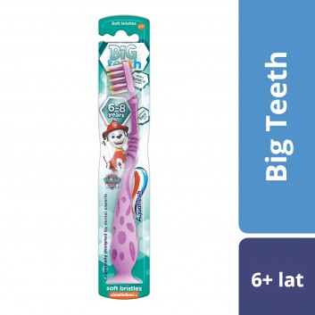 Aquafresh Big teeth 6-8 lat szczoteczka do zębów 1 sztuka zdjęcie