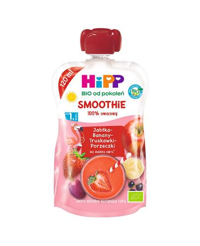 HIPP Hippis Smoothie Drink Jabłka-Banany-Truskawki-Porzeczki - 120 ml zdjęcie