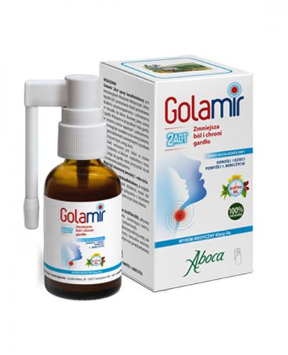 GOLAMIR 2ACT Spray do gardła bezalkoholowy dla dzieci i dorosłych - 30 ml zdjęcie