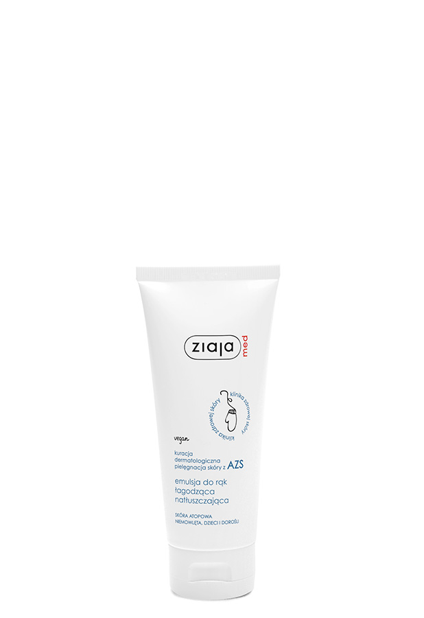 ZIAJA MED Kuracja dermatologiczna AZS Emulsja do rąk łagodząco-natuszczająca - 100 ml zdjęcie