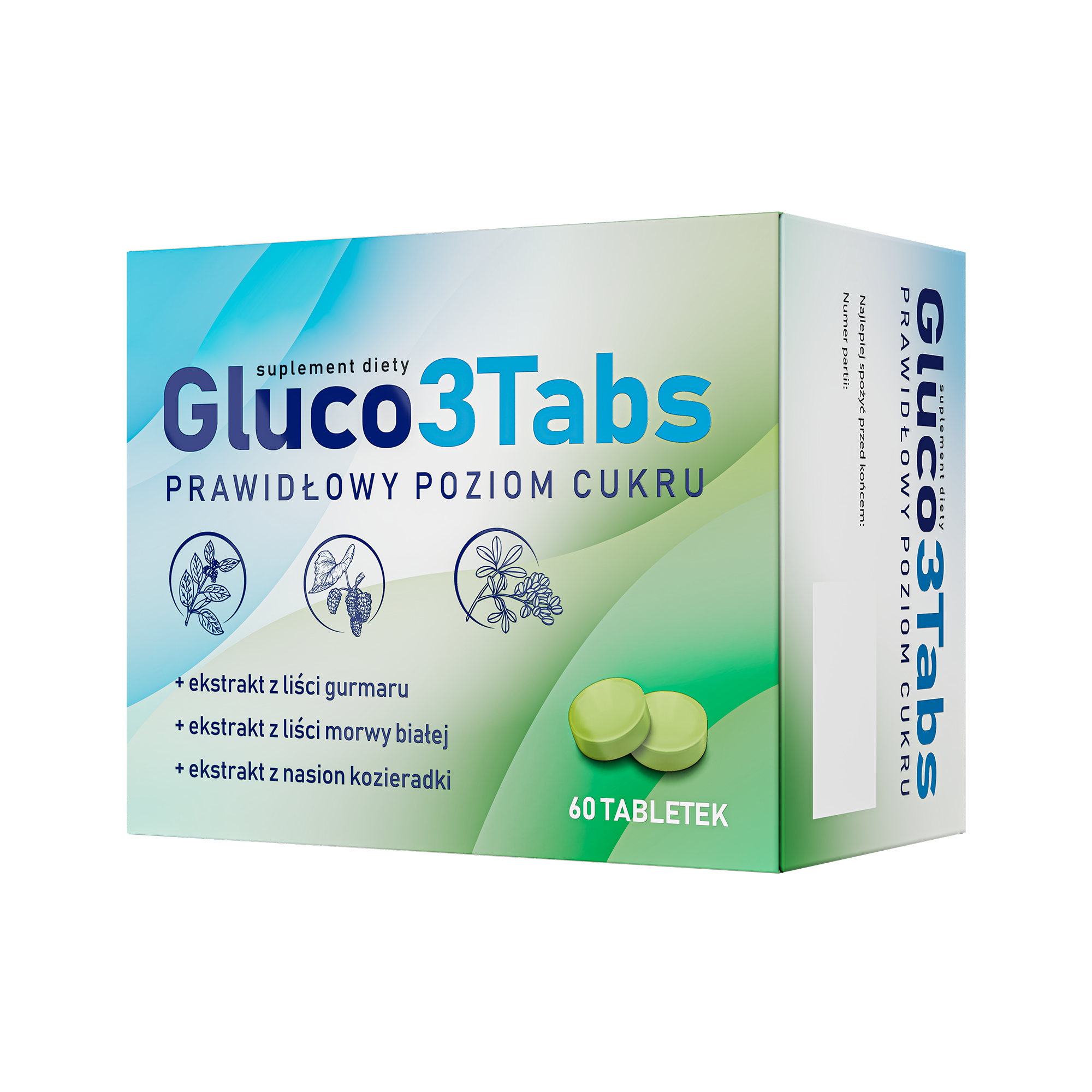 Gluco3Tabs, 60 tabletek