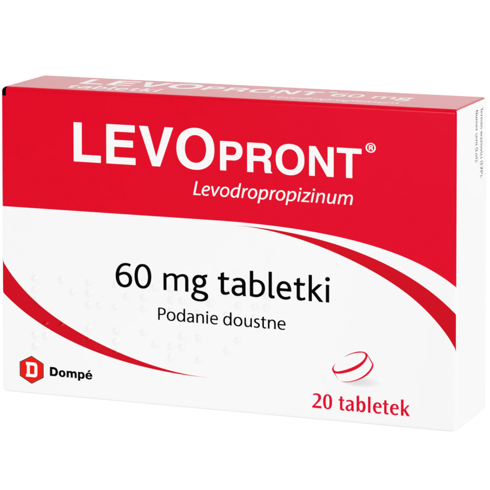 Levopront, 60 mg, tabletki, 20 sztuk zdjęcie