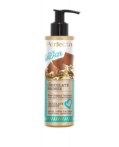 Perfecta Nawilżający Balsam brązująco-rozświetlający Chocolate Dessert, 195 ml, cena, opinie, skład  zdjęcie