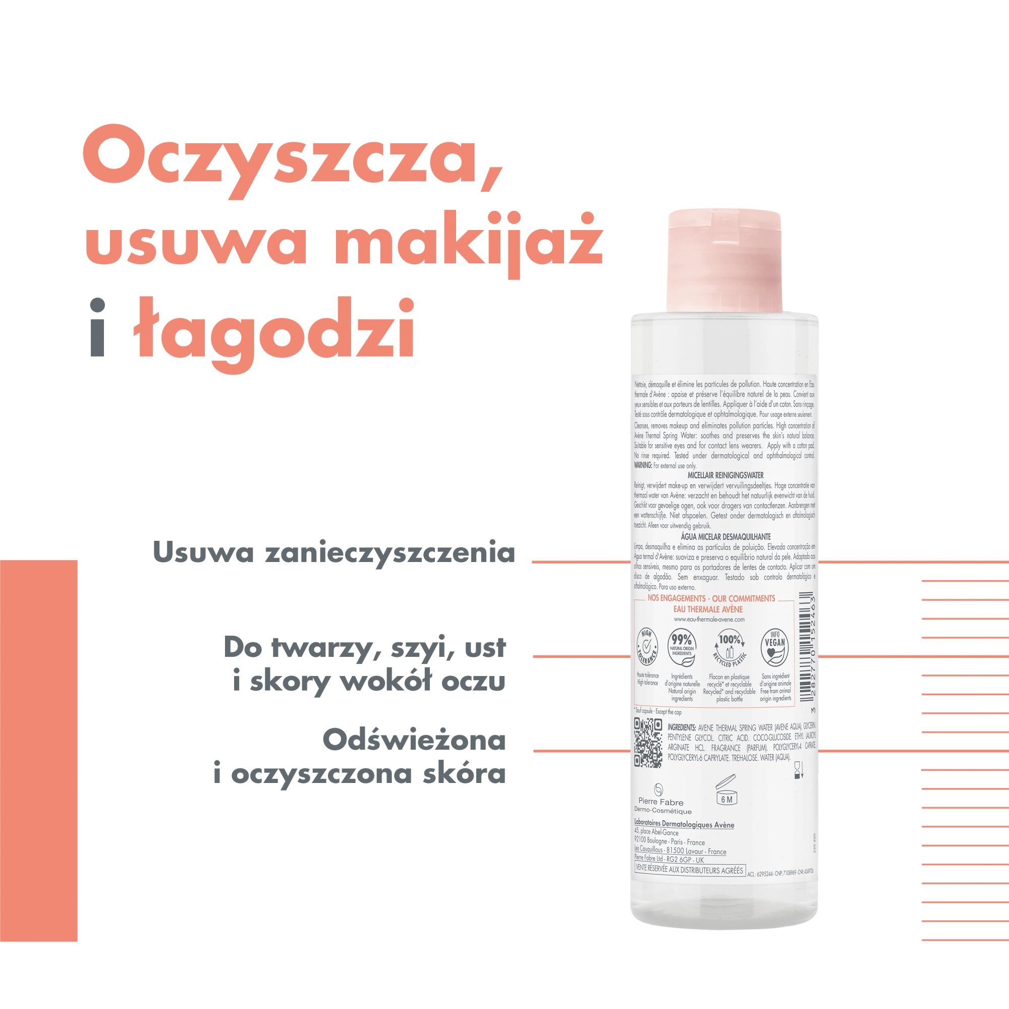 Avene płyn micelarny 400 ml