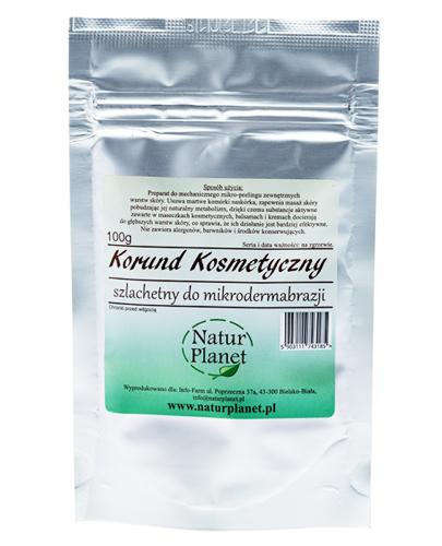 Natur Planet Korund kosmetyczny szlachetny do mikrodermabrazji, preparat do mechanicznego mikro-peelingu skóry 100 g zdjęcie