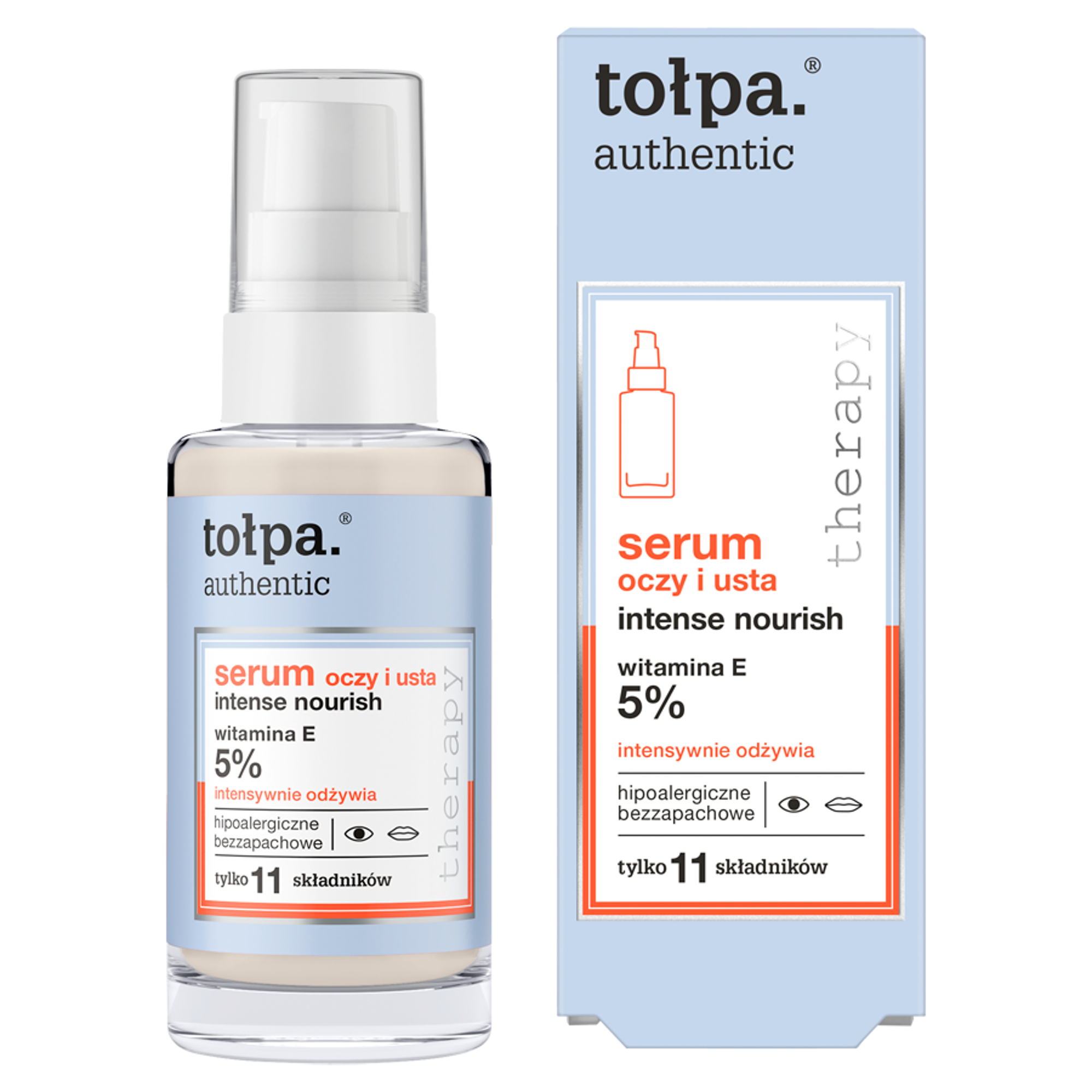 Tołpa Authentic, Serum oczy i usta, intense nourish, 30 ml zdjęcie