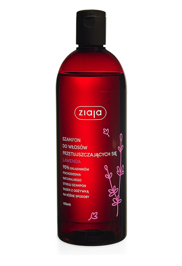Ziaja szampon do włosów przetłuszczającyh się Lawenda 500 ml zdjęcie