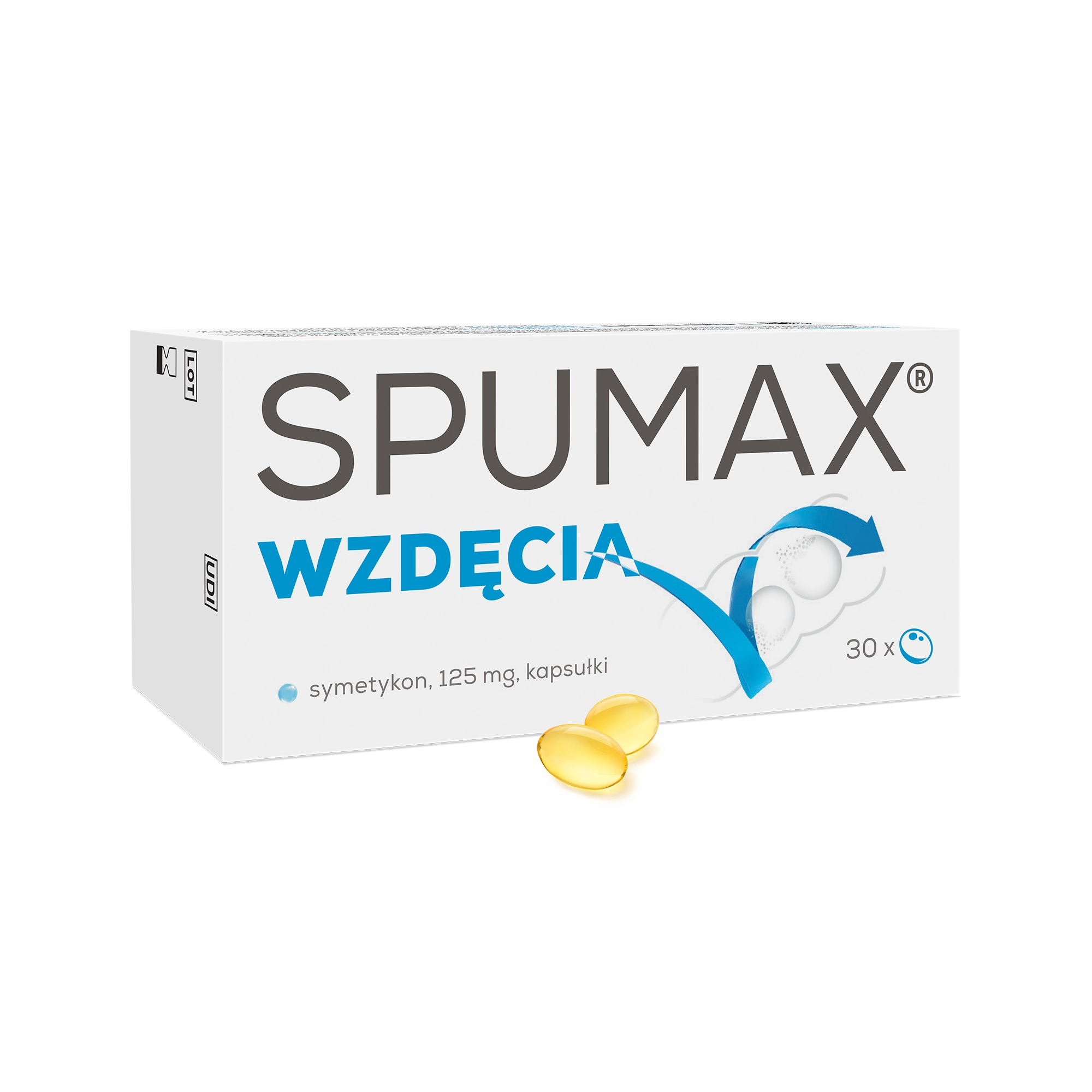 Spumax Wzdęcia 125mg, 30 kapsułek zdjęcie
