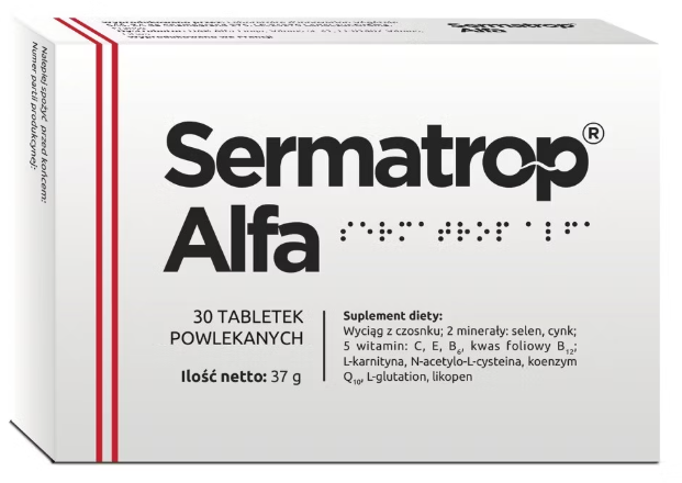 Sermatrop Alfa, 30 tabletek powlekanych zdjęcie