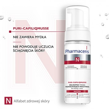 Pharmaceris N Puri-Caplilicmusse pianka delikatna wzmacniająca naczynka do twarzy i oczu 150 ml
