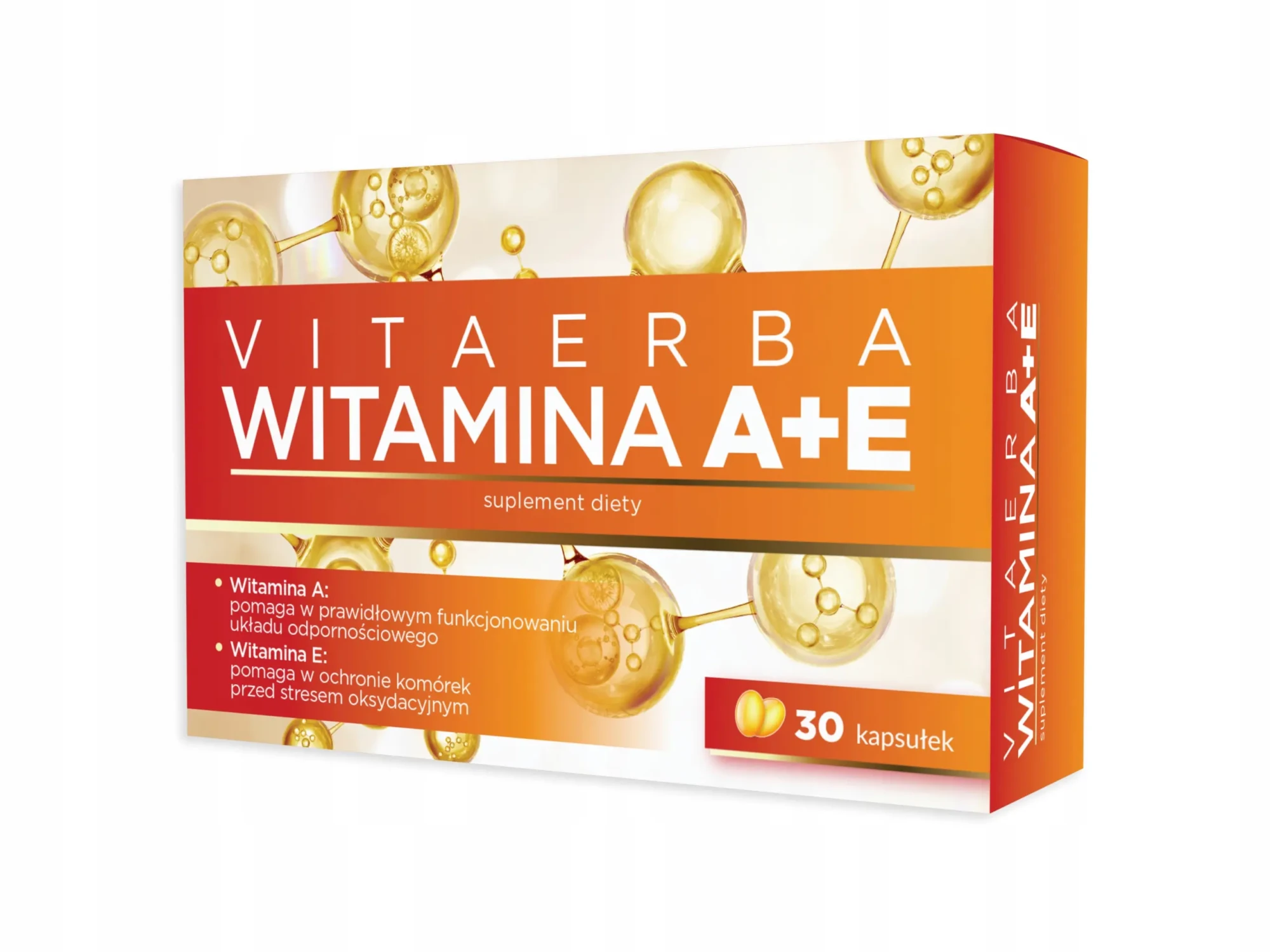 Erbafarm Witamina A+E VitaErba, 30 kapsułek zdjęcie