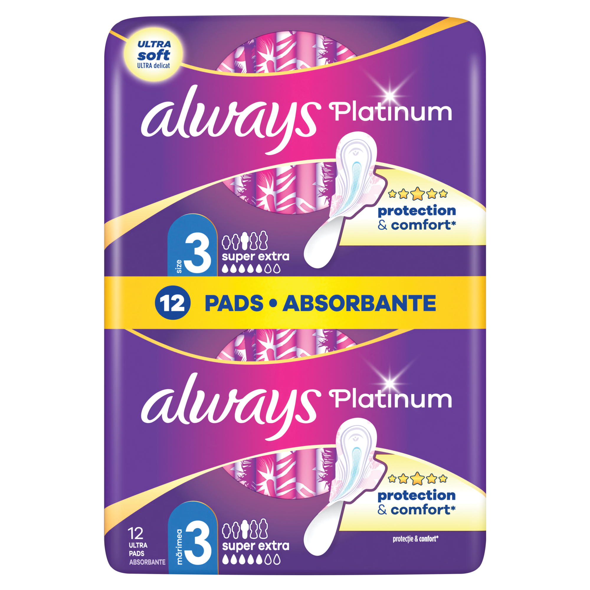 Always Platinum Night 3 Podpaski ze skrzydełkami, 12 sztuk zdjęcie
